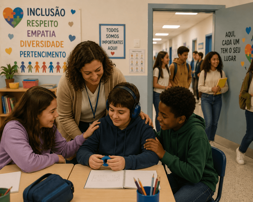 capacitismo contra autistas combatido por inclusão escolar.