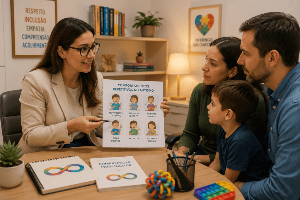 Consulta sobre comportamentos repetitivos no autismo